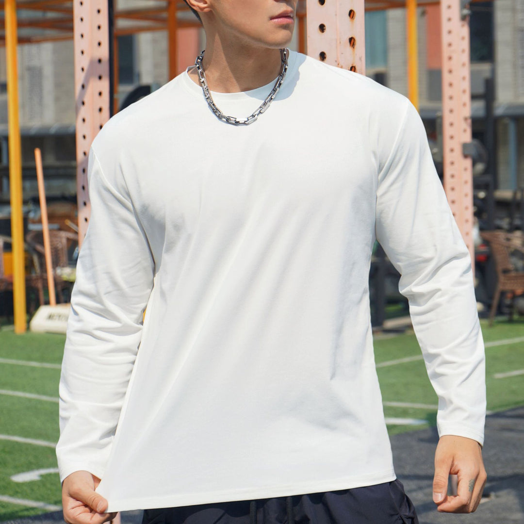 Herren Langarm Sportshirt mit atmungsaktiver und feuchtigkeitsregulierender Technologie Echoarchiv
