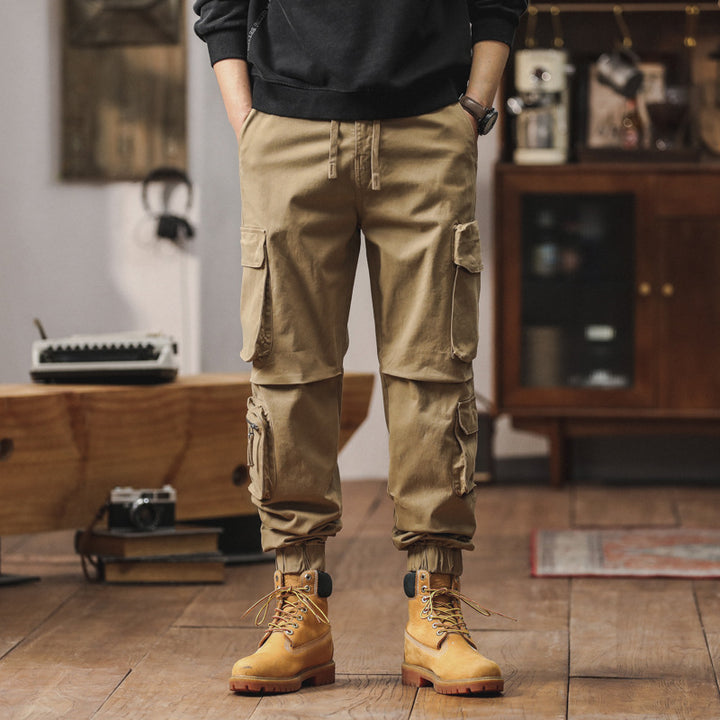 Herren Technische Cargo-Joggerhose mit Tunnelzugbund, Multifunktions‑Taschen und elastischen Beinabschlüssen Echo Archiv