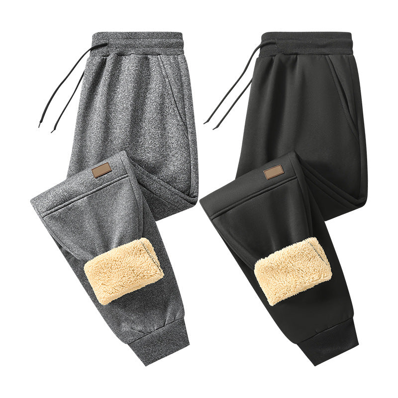 Herren Gefütterte Cozy‑Tech Jogginghose mit Teddy‑Innenfutter, Kordelbund & Bündchen Echoarchiv