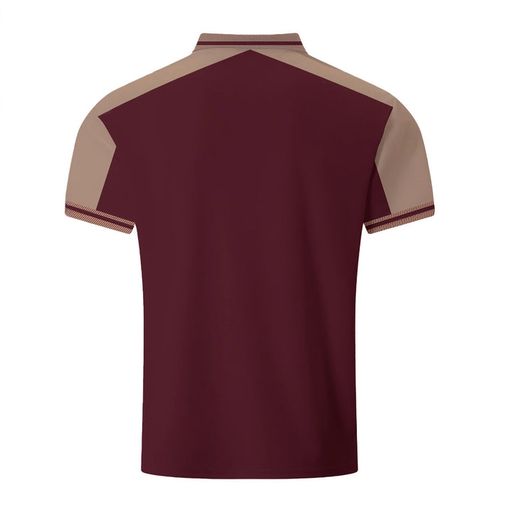 Herren modisches Polohemd mit sportlichem Farbdesign Echoarchiv
