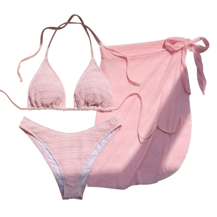 Damen Bikiniset mit strukturiertem Obermaterial und eleganter Wickelrock-Optik Echo Archiv