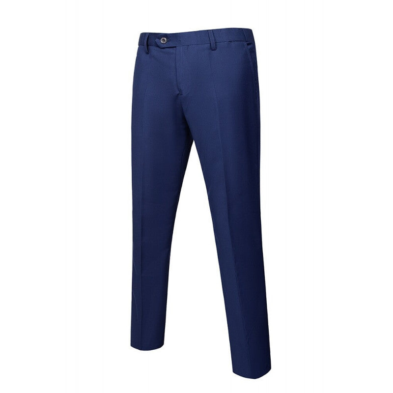 Herren Eleganter taillierter dreiteiliger Anzug mit Weste und leichtem Stretch Echo Archiv