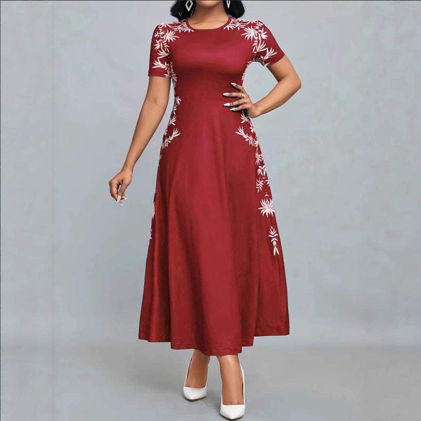 Damen Elegantes Maxikleid mit floralen Stickereien Echo Archiv