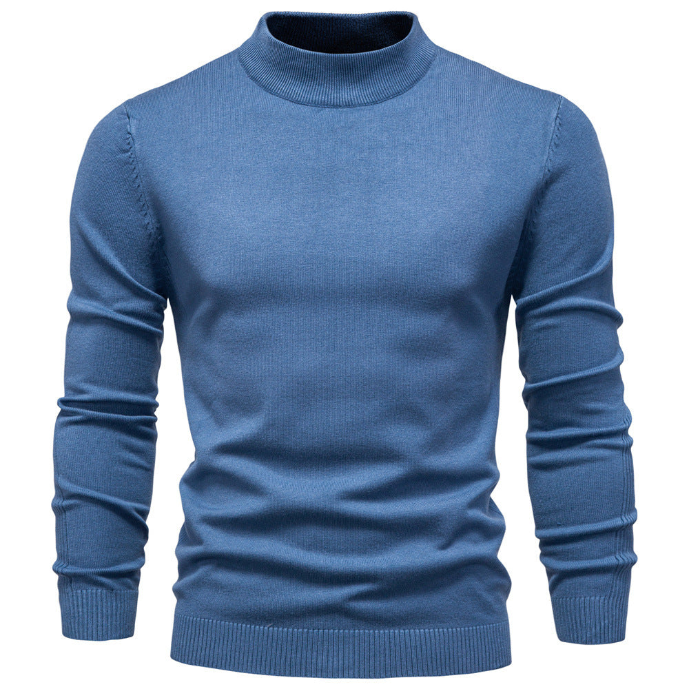 Herren Rollkragenpullover aus weichem Strickmaterial mit feiner Rippstruktur Echoarchiv