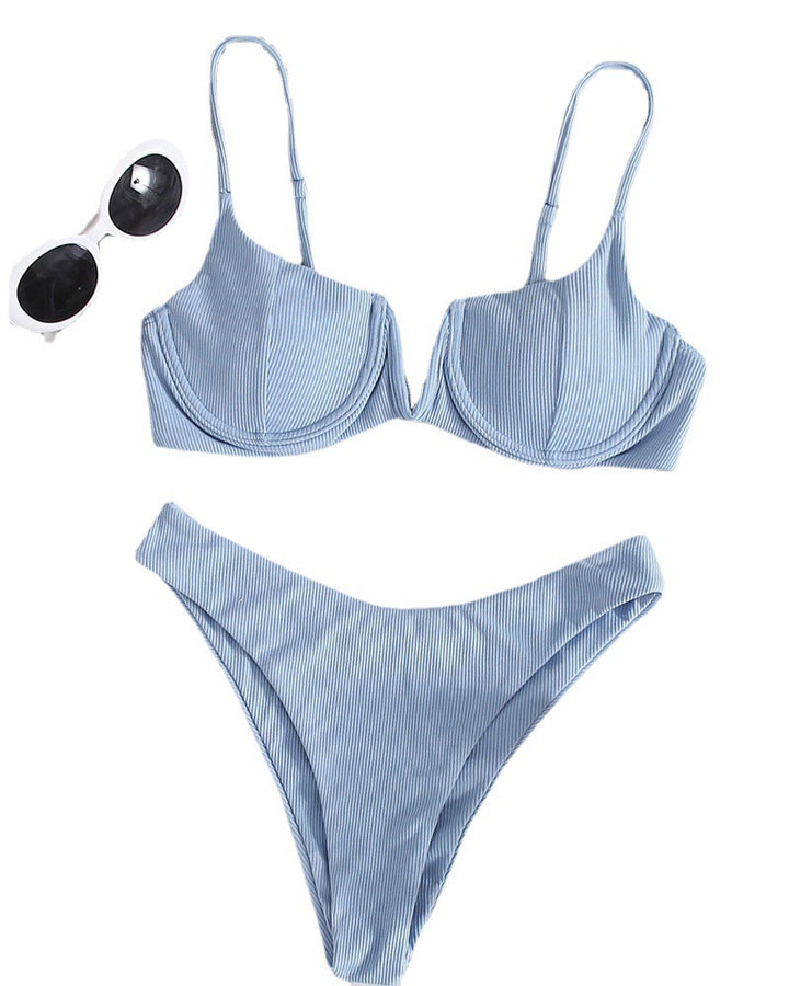Damen Push-Up-Bikini mit elegantem Rippendesign Echo Archiv