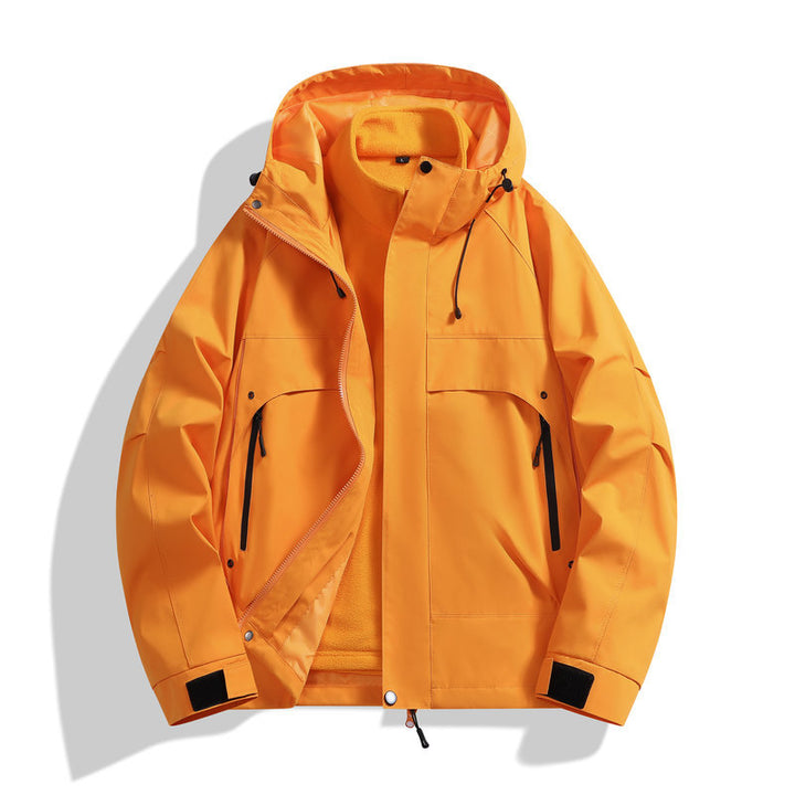 Herren wetterfeste Multifunktionsjacke mit abnehmbarer Kapuze Echoarchiv