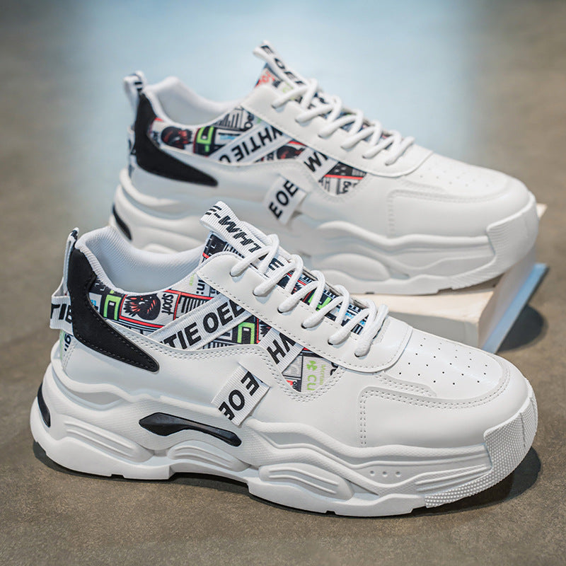 Damen Trendy Chunky Sneakers mit modischem Grafikdesign Echo Archiv