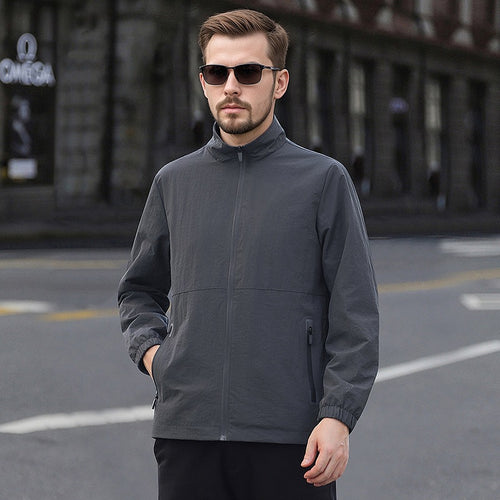 Herren Leichte Windjacke Echo Archiv