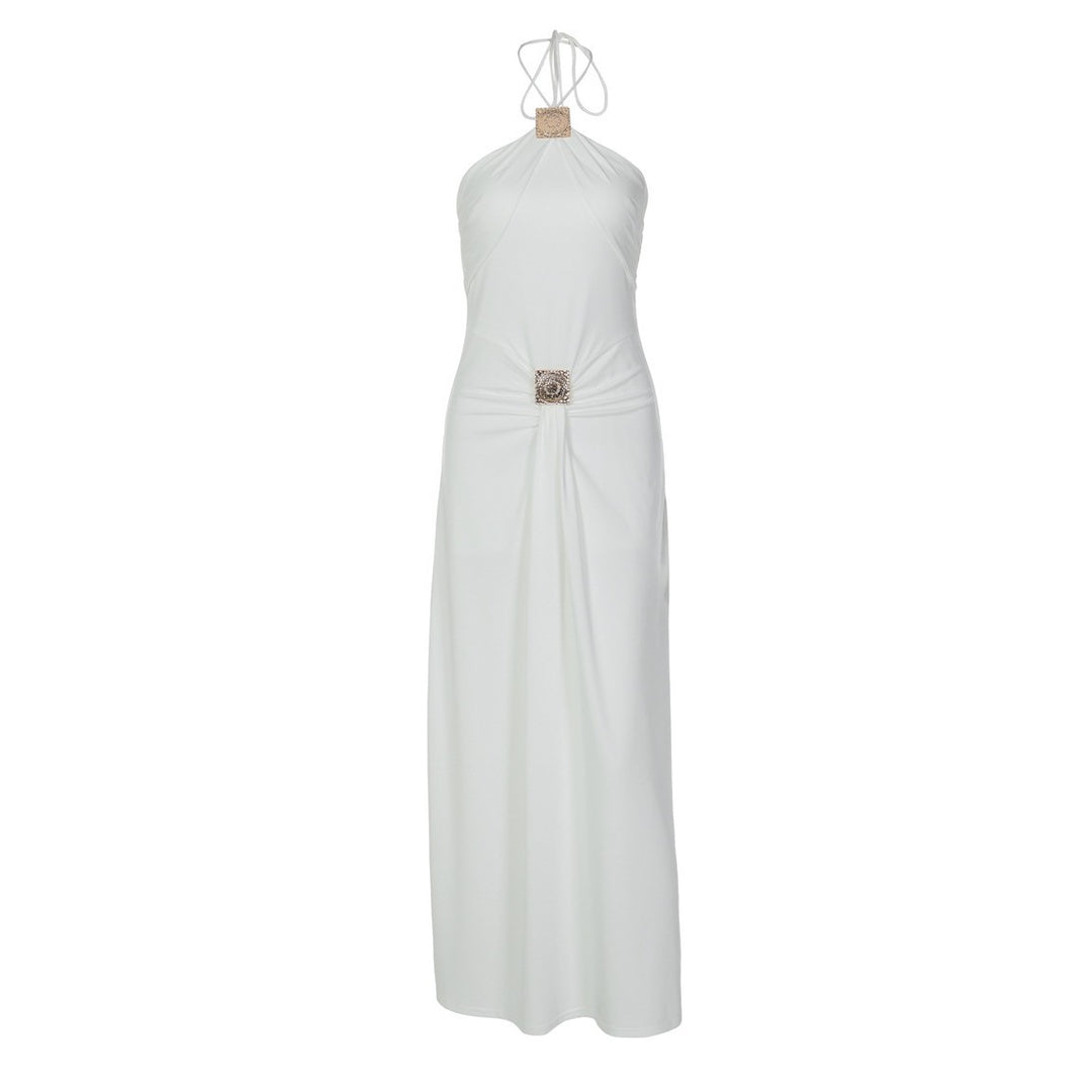 Damen Elegantes Wickelkleid mit raffiniertem Halterneck Echo Archiv