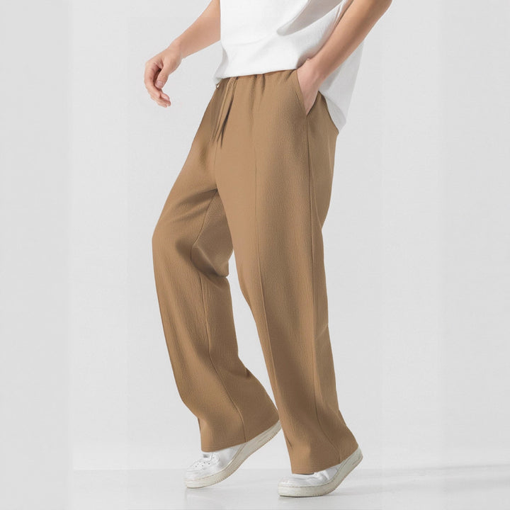 Herren Elegante, weite Freizeithose aus atmungsaktivem Gewebe Echoarchiv