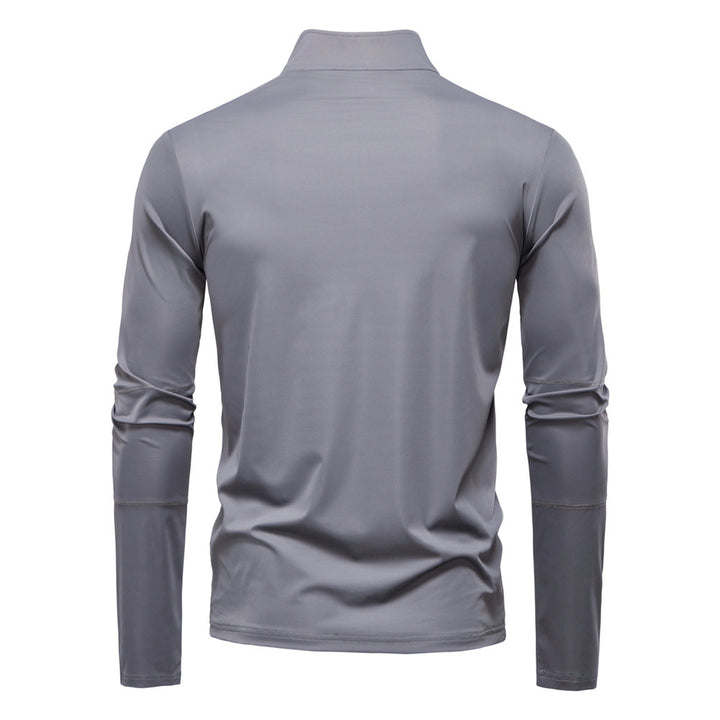 Herren Funktionsshirt mit kurzem Reißverschluss und trockenem Komfort Echoarchiv