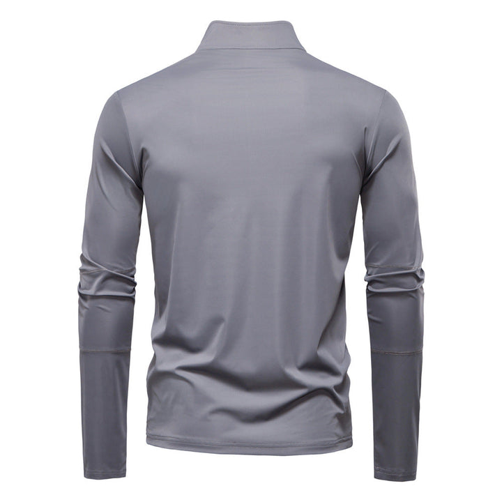 Herren Funktionsshirt mit kurzem Reißverschluss und trockenem Komfort Echoarchiv