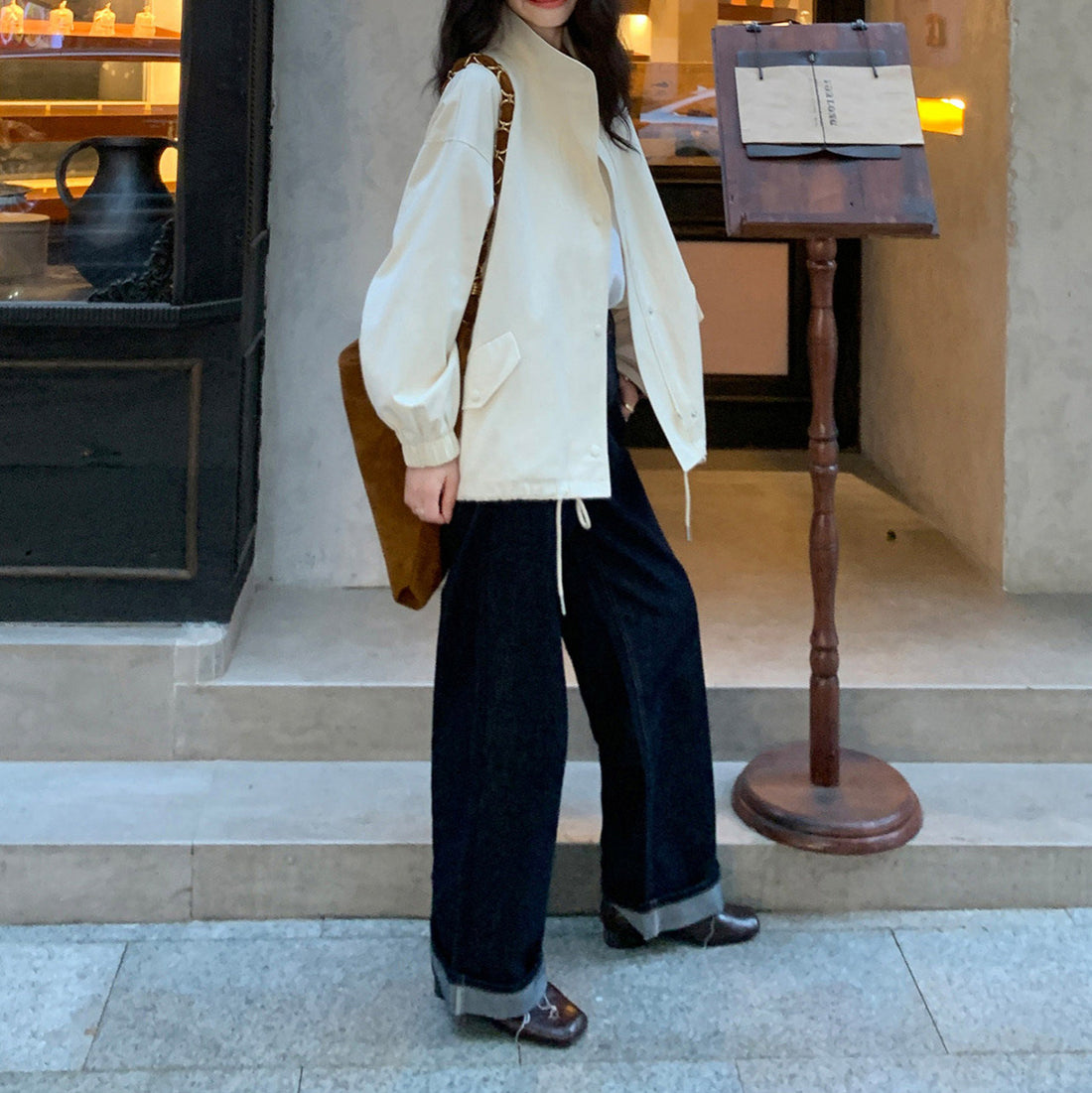 Damen Lässige und stylische Übergangsjacke Echoarchiv