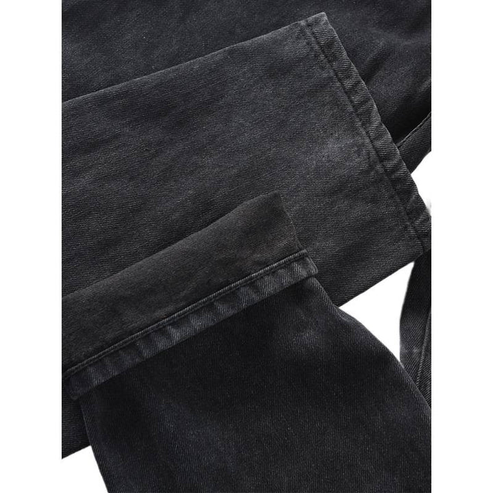 Herren Tapered Relaxed Denim-Jeans mit hoher Bundhöhe und cleaner Used-Optik Echoarchiv