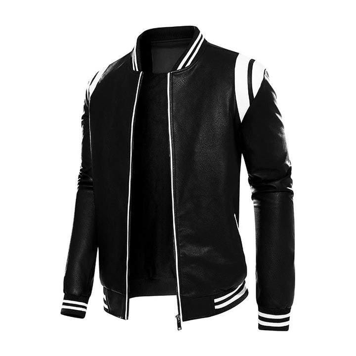Herren sportliche Bomberjacke mit strukturiertem Design und seitlichen Eingrifftaschen Echoarchiv