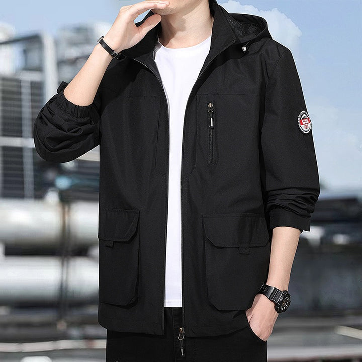 Herren multifunktionale Jacke mit Kapuze Echo Archiv