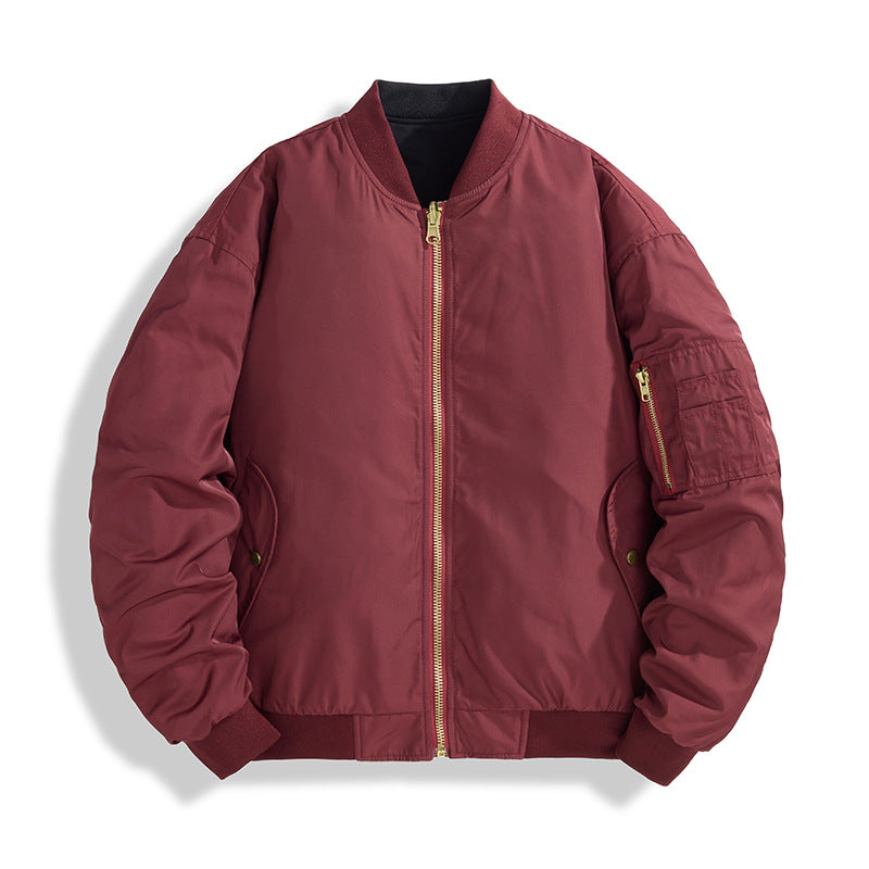 Herren Modische Bomberjacke mit Stehkragen Echo Archiv