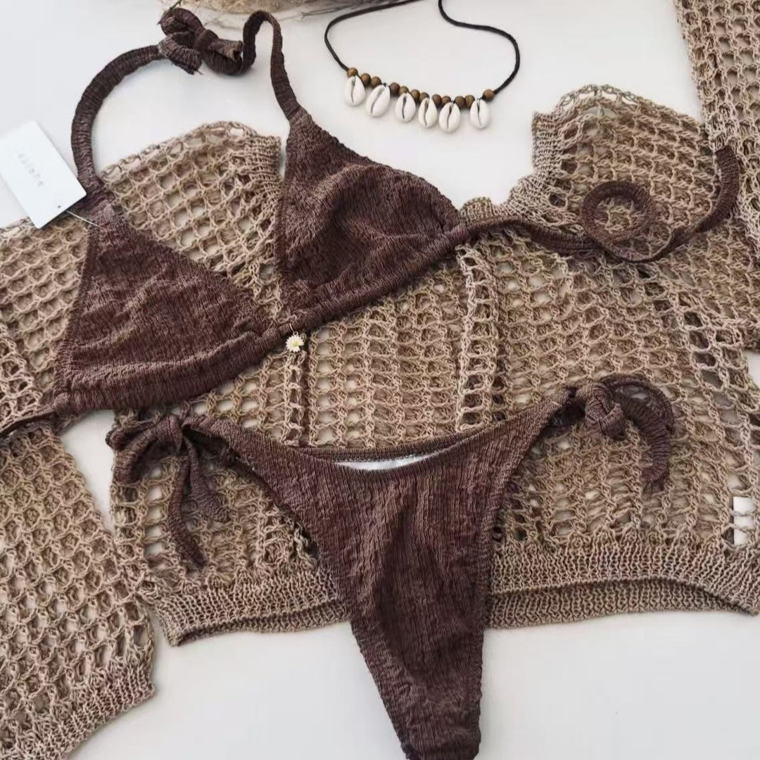 Damen Bikiniset mit transparenter Overlayer Echo Archiv