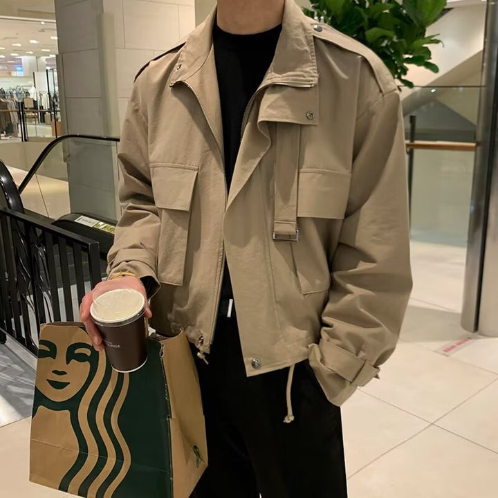 Herrenmode Utility Jacke mit praktischen Taschen Echo Archive