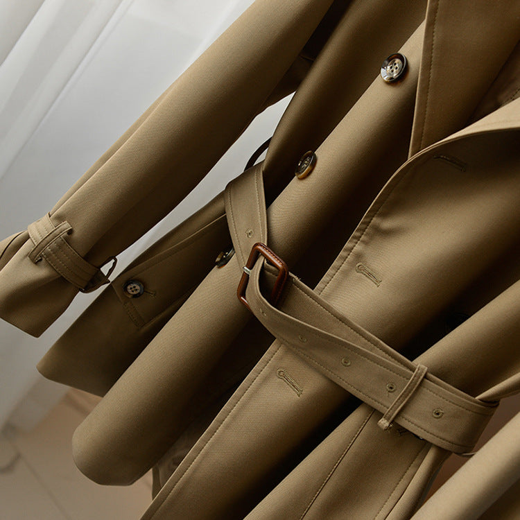 Damen Modische Trenchjacke mit Taillengürtel Echoarchiv 1789268628