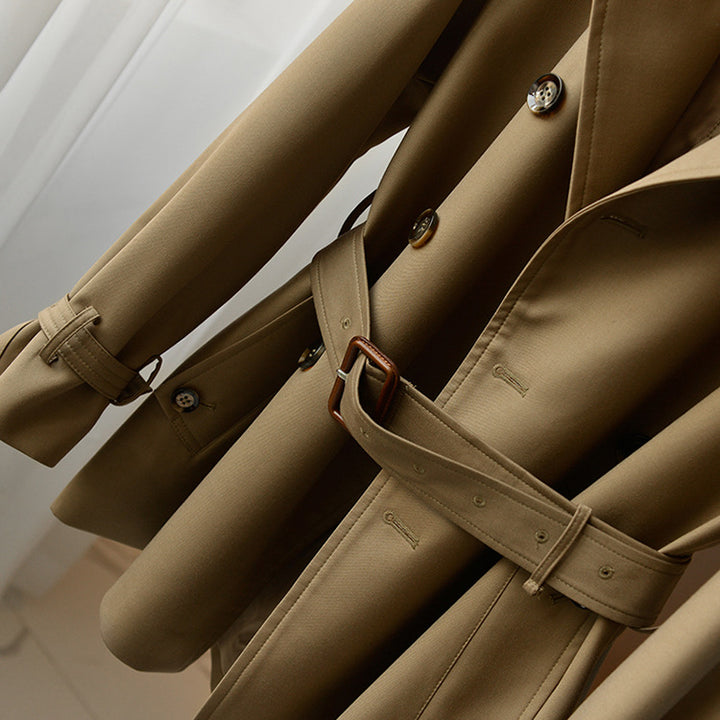 Damen Modische Trenchjacke mit Taillengürtel Echoarchiv 1789268628
