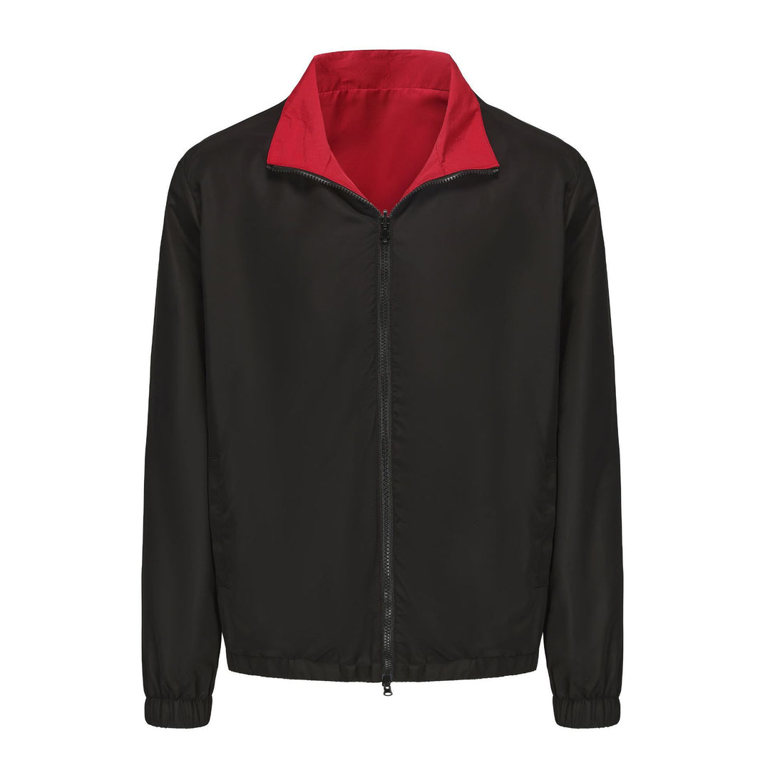 Herren leichte Windjacke mit kontrastierendem Kragen Echoarchiv