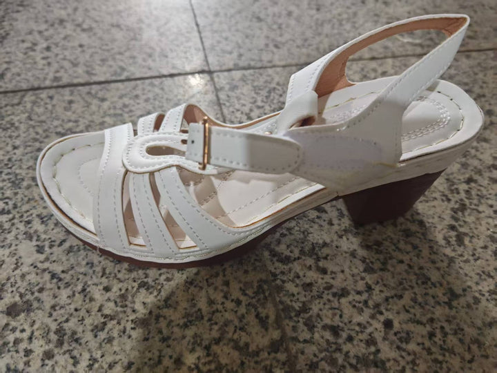 Damen T-Strap Sandaletten mit gepolstertem Komfortfußbett und mittlerem Blockabsatz – Sorelia
