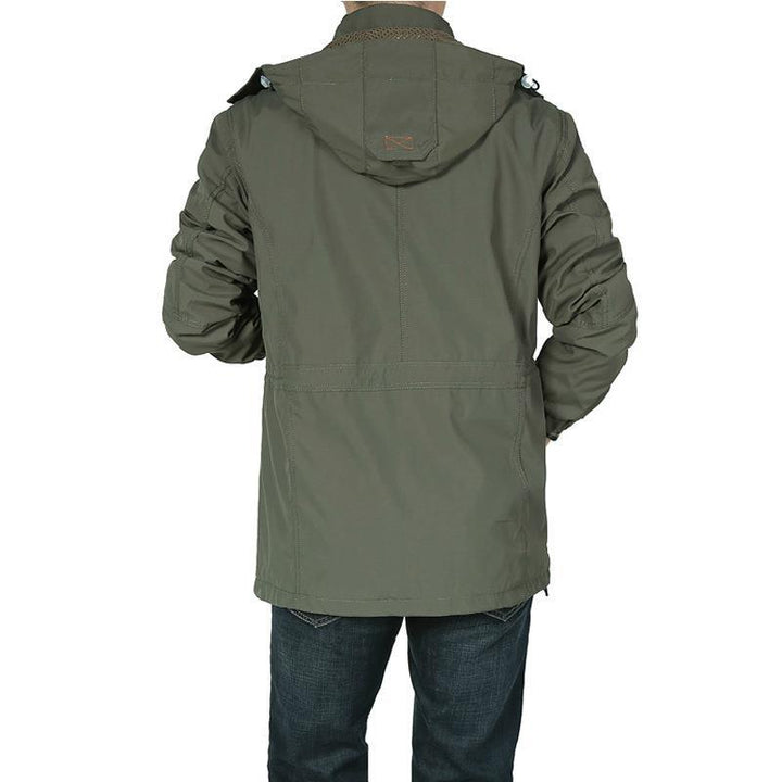 Herren Fieldjacke im Utility‑Stil mit Kapuze und Multifunktions‑Taschen – Taviero