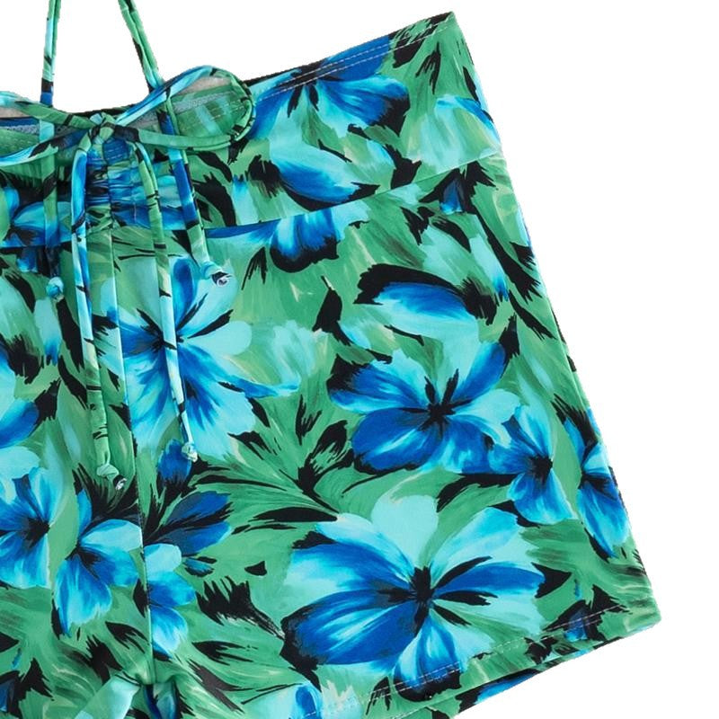 Damen Badeanzug mit raffiniertem Top und Shorts Echo Archiv
