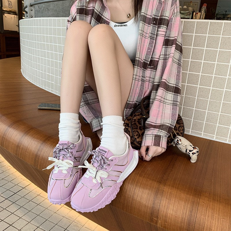Damen Chunky Sneaker mit rutschfester Sohle und atmungsaktivem Obermaterial Echo Archiv