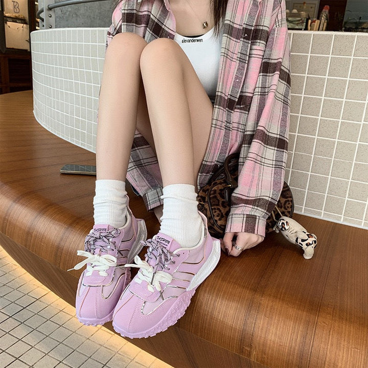 Damen Chunky Sneaker mit rutschfester Sohle und atmungsaktivem Obermaterial Echo Archiv