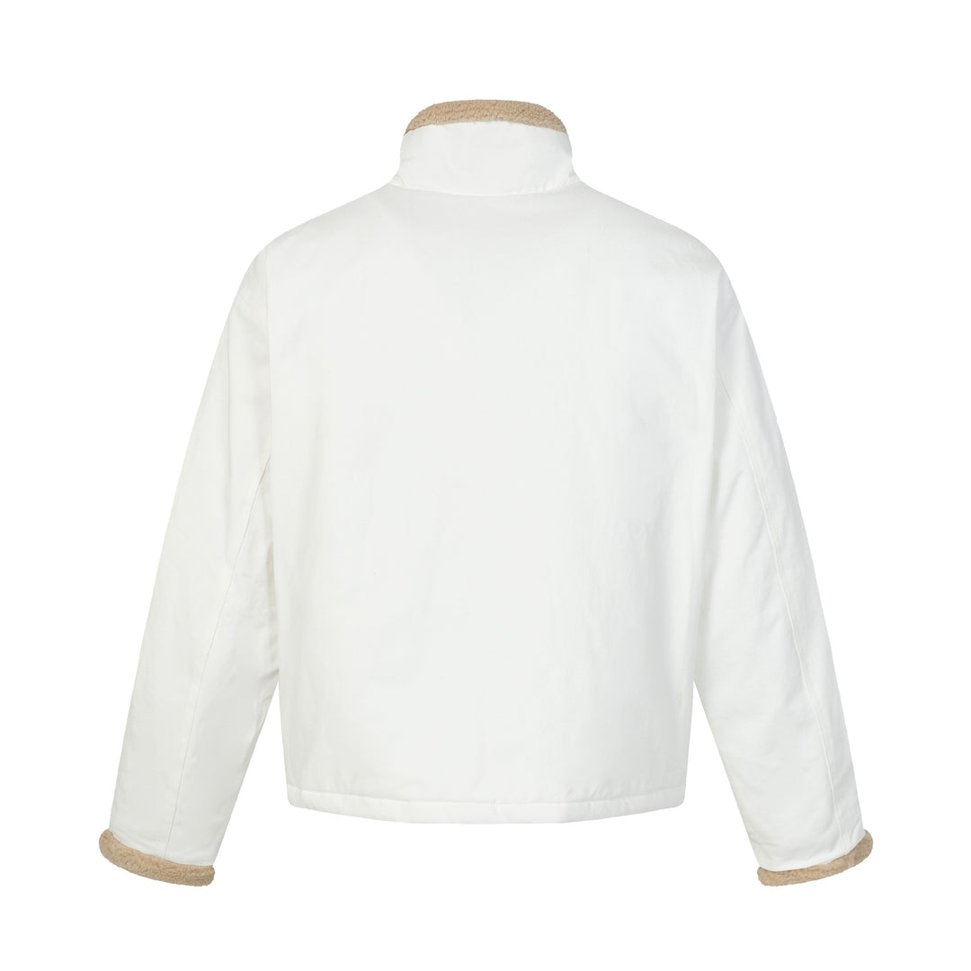 Herren Kurzblouson im Field‑Style mit Teddyfutterkragen und Cargo‑Taschen Echoarchiv