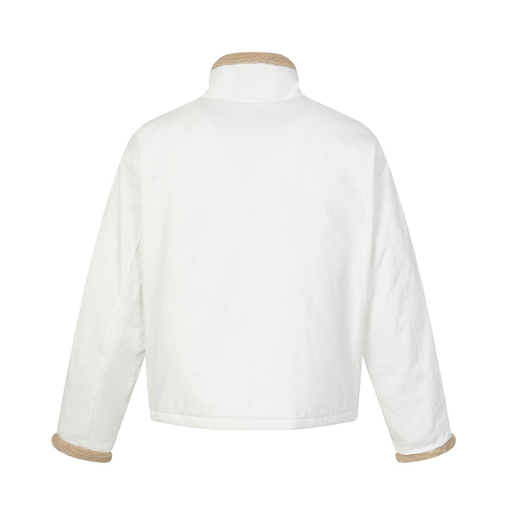 Herren Kurzblouson im Field‑Style mit Teddyfutterkragen und Cargo‑Taschen Echoarchiv