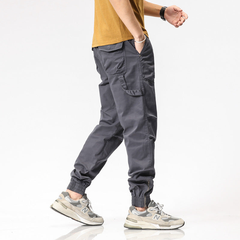 Herren Cargohose mit praktischen Taschen und elastischem Bund Echoarchiv