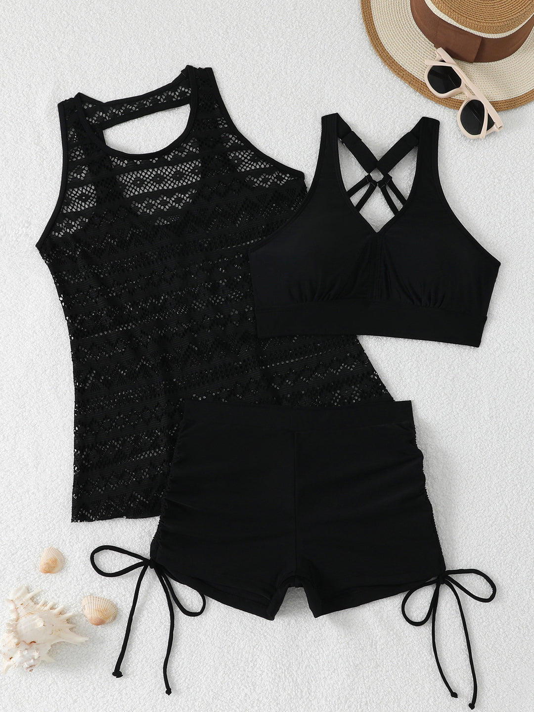 Damen Sportliches Badeanzugset Echo Archiv
