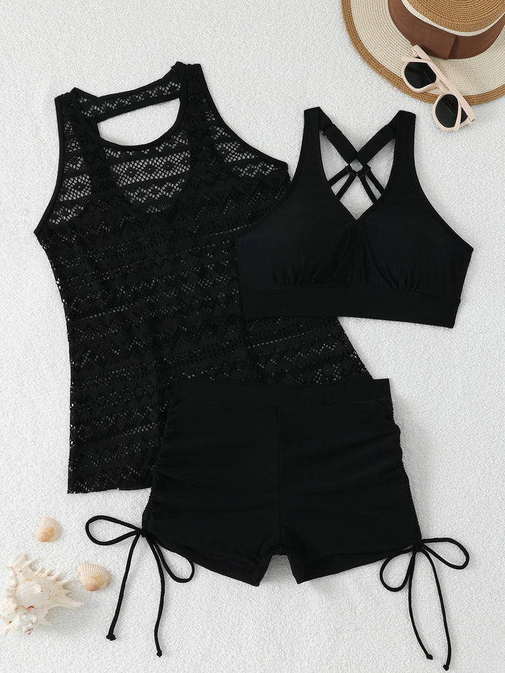 Damen Sportliches Badeanzugset Echo Archiv