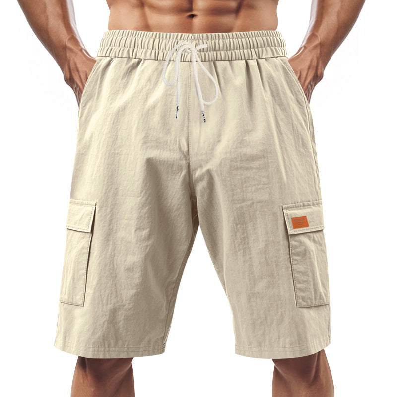 Herren Cargo-Shorts mit vielseitigen Taschen und elastischem Bund Echoarchiv