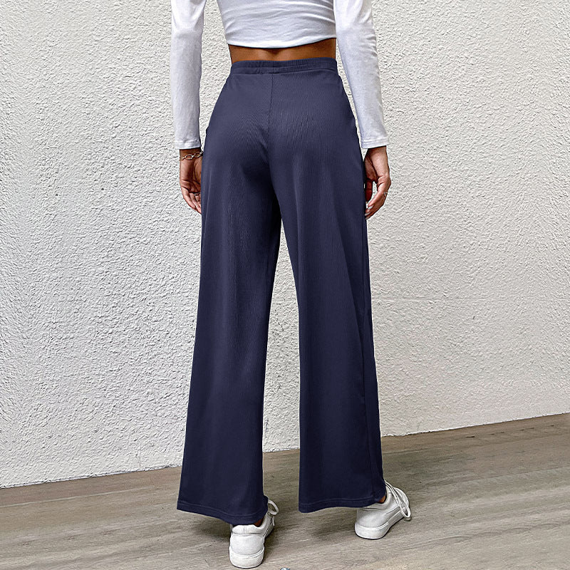 Damen Hochtaillierte weite Hose Echo Archiv