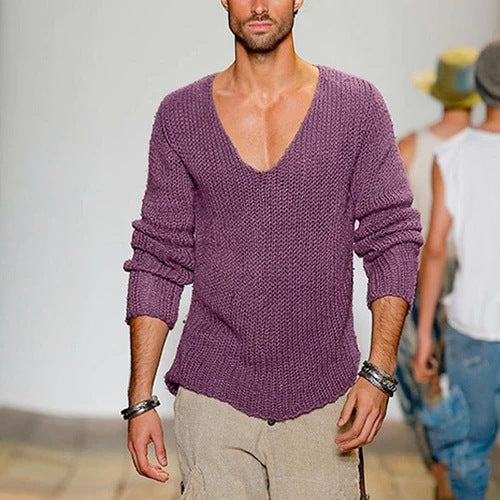 Herren grob gestrickter Pullover Echoarchiv