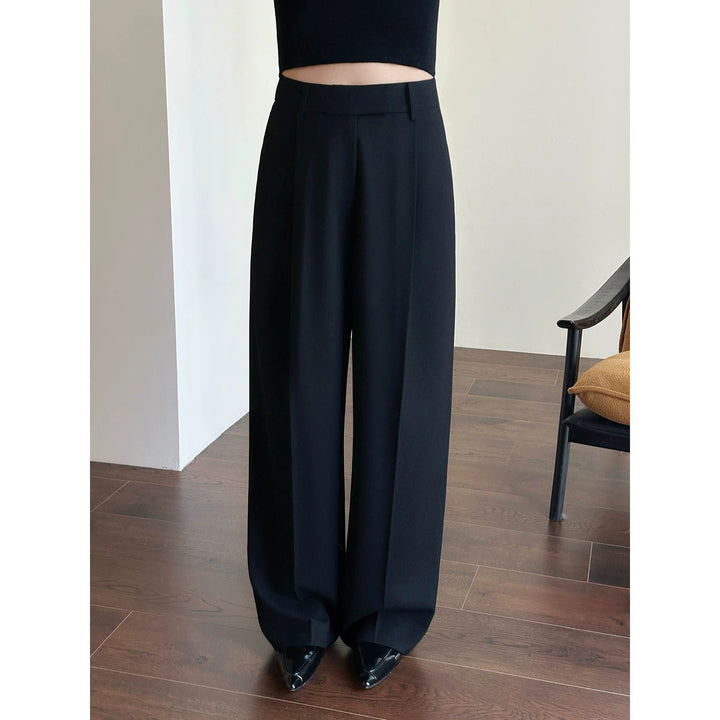 Damen Elegante und bequeme weite Anzughose Echoarchiv