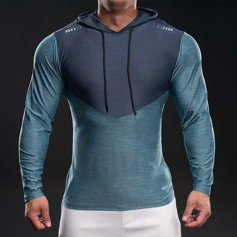 Herren Slim-Fit Trainings-Hoodie mit atmungsaktivem Stretchmaterial Echoarchiv