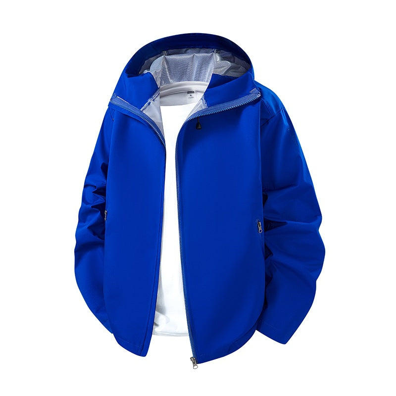Herren Leichte wasserdichte Kapuzen-Softshelljacke mit atmungsaktiver Membran Echoarchiv