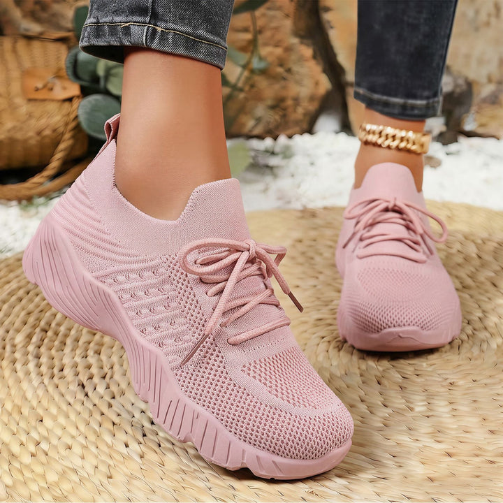 Damen Atmungsaktive sportliche Sneaker mit elastischem Obermaterial Echo Archiv