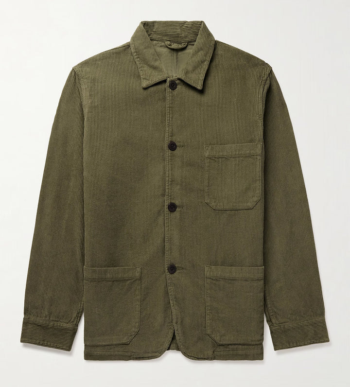 Herren lässige Cordjacke mit praktischen Taschen Echoarchiv