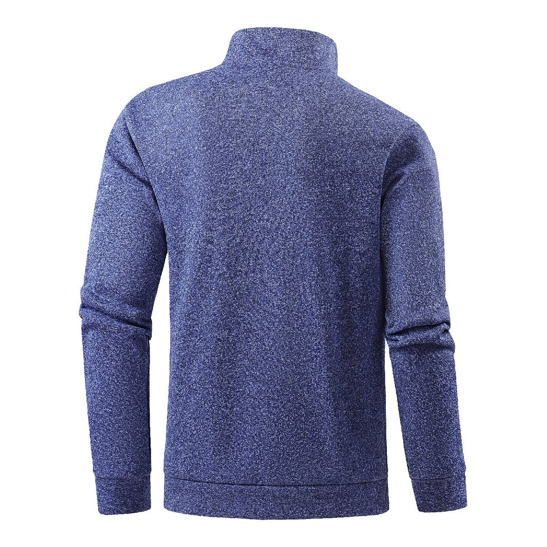 Herren Hochkragen Fleece-Pullover mit Reißverschluss – Cavarno