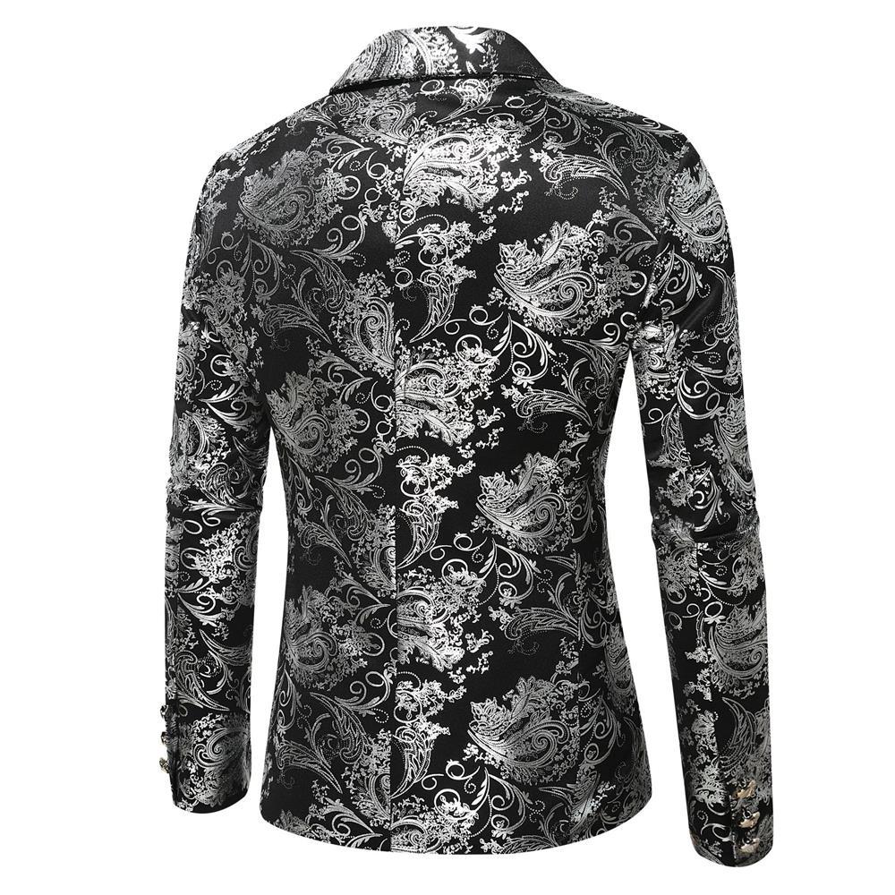 Herren eleganter Goldmuster Blazer Echoarchiv