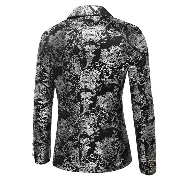 Herren eleganter Goldmuster Blazer Echoarchiv