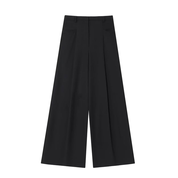 Damen Hochtaillierte Culotte‑Hose mit weitem Bein, Bügelfalte und schicker Tailoring-Optik Echo Archiv