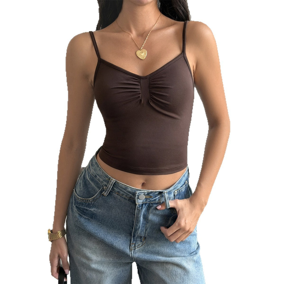 Damen trägerloses Top mit gerüschtem Detail Echo Archiv