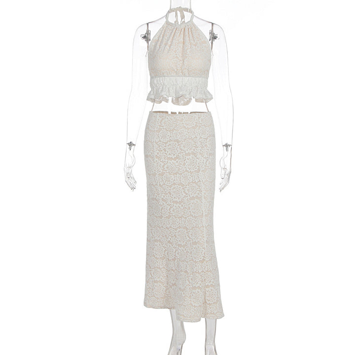Damen Elegantes Spitzenkleid Echo Archiv